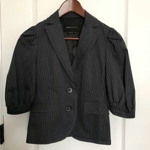 BCBGMAXAZRIA Y2K Navy Pinstripe Blazer - XXS - NWT